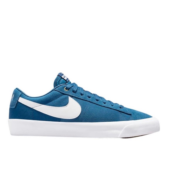 Shoes - NIKE SB Blue Suede Zoom Blazer Low Pro GT Sneaker